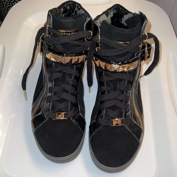 Michael Kors Black High Top Sneakers Michael Kors Black Size US 9.5